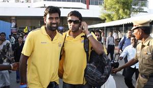 Balaji & Aswin in airport posing