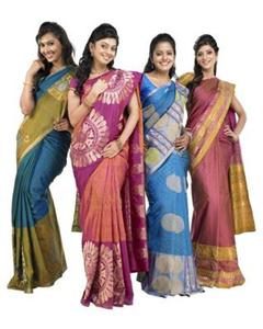 Silk sarees in Pothys