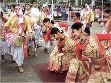 Information about  the famous Bihu festivals of Assam.