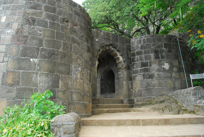 Main Entrance gate of Shivneri Fort