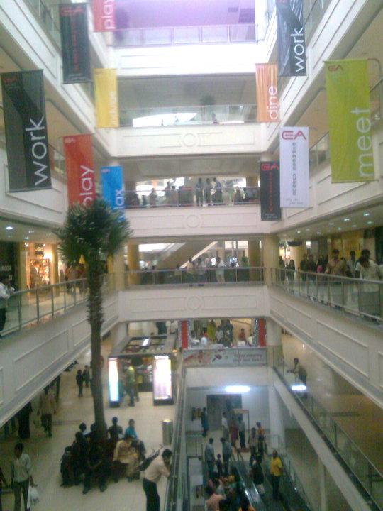 Inside view of Express Avenue